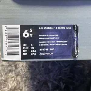 Jordan Shoes Jordan Concord 218 Worn Maybe 3x Size 65